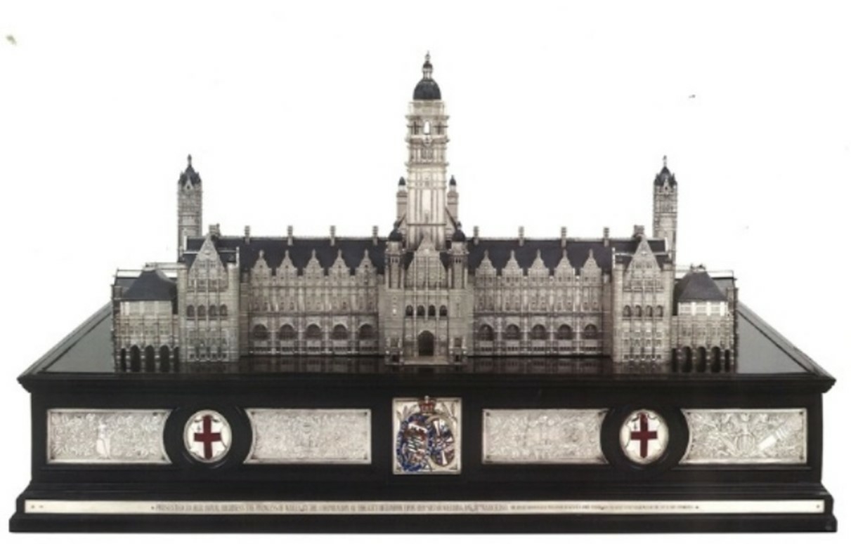 Model of Complete Imperial Institute with Queens Tower